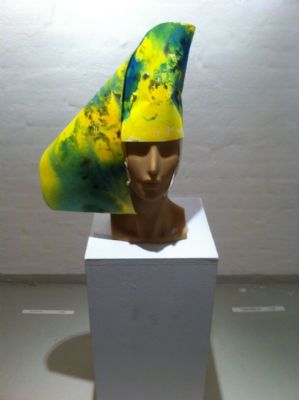 Head and hat - african style